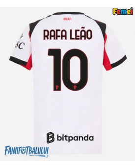 AC Milan Rafael Leao #10 Tricou Fotbal Replică 2025-26 Femei Deplasare